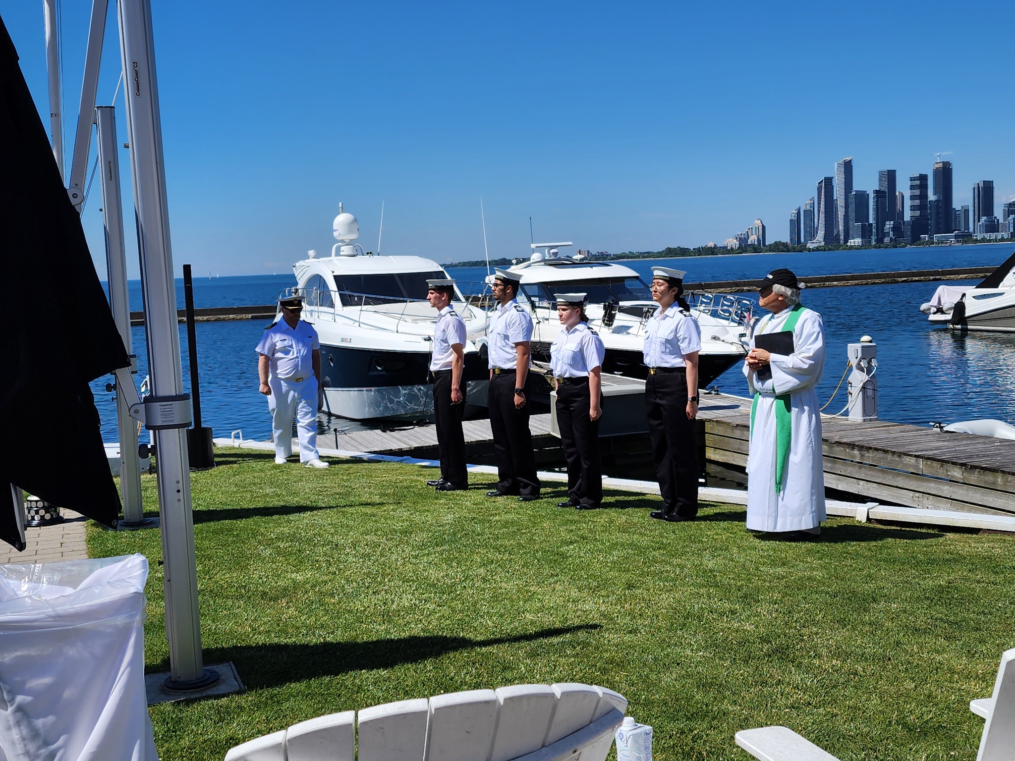 Sea Cadets near Toronto waterfront